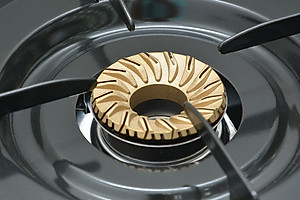 Bếp Ga Dương Đôi Rinnai RV-6Double Glass(L) - Đen- Hãng chính hãng